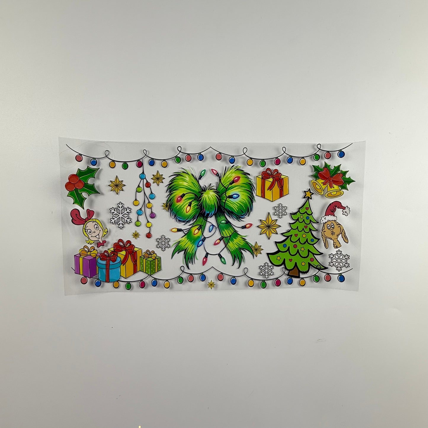 Christmas Grinch Bow