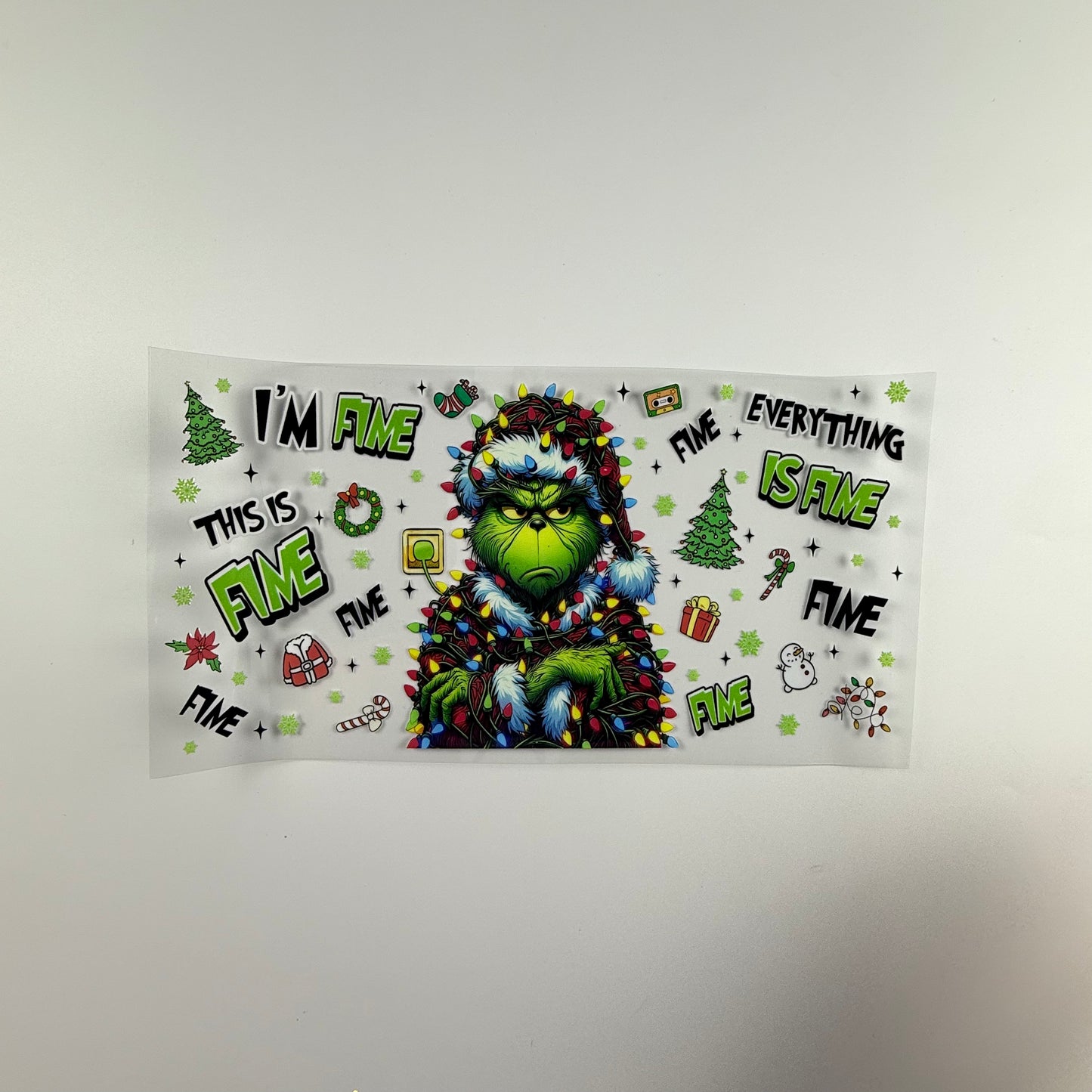 Christmas Grinch I'm Fine