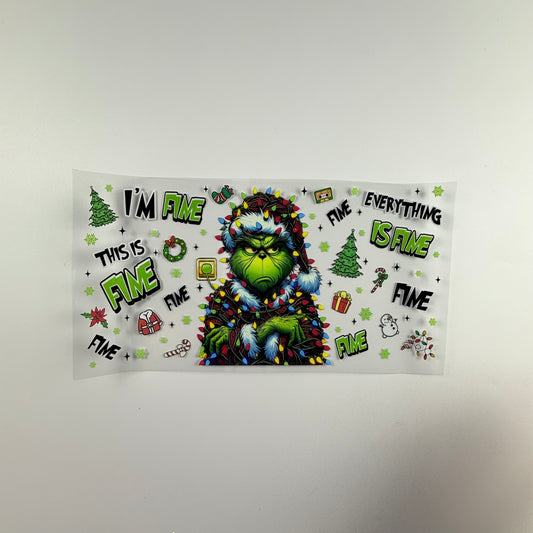 Christmas Grinch I'm Fine