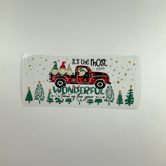 Christmas Truck and Gnomes