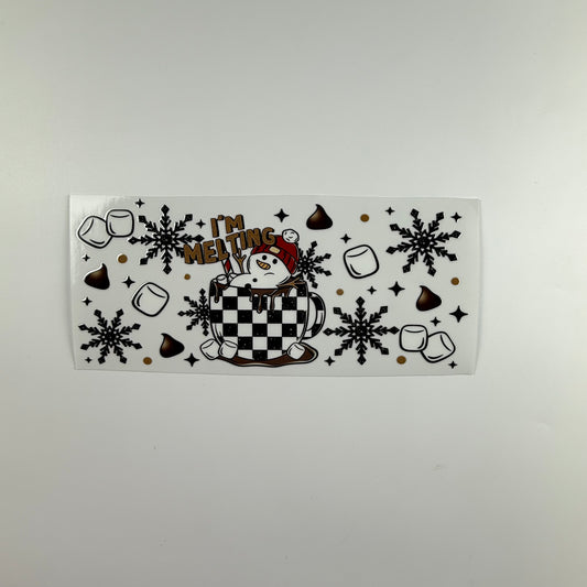 Christmas Snowman Melting