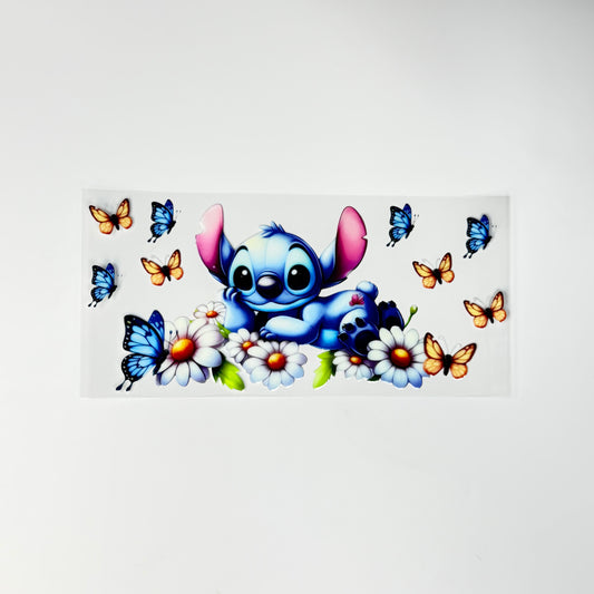 Stitch and Daisies - Wattsupcustoms