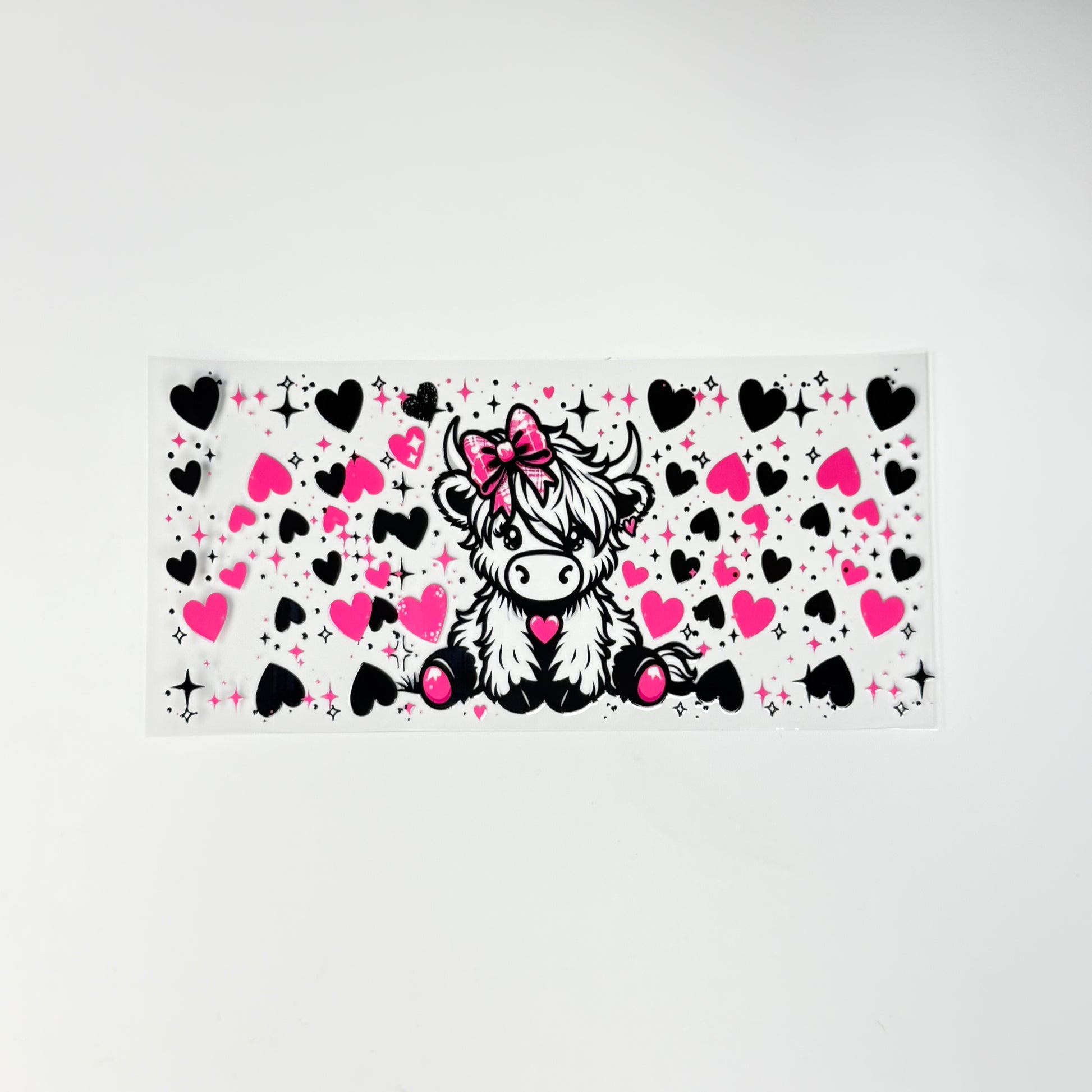 Highland Pink and Black Valentines - Wattsupcustoms