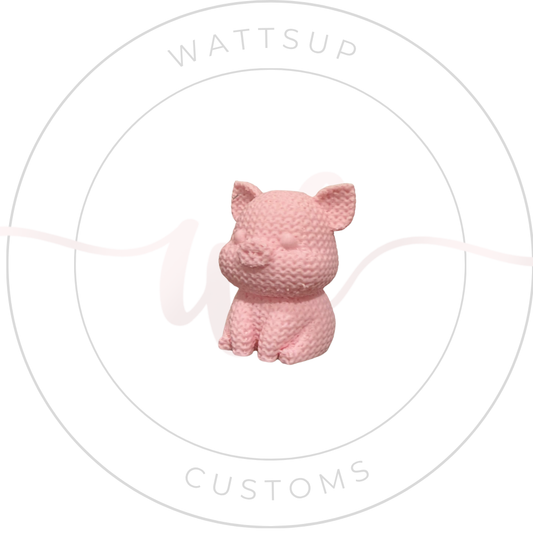 Knitted Animal Figures Or Keychains