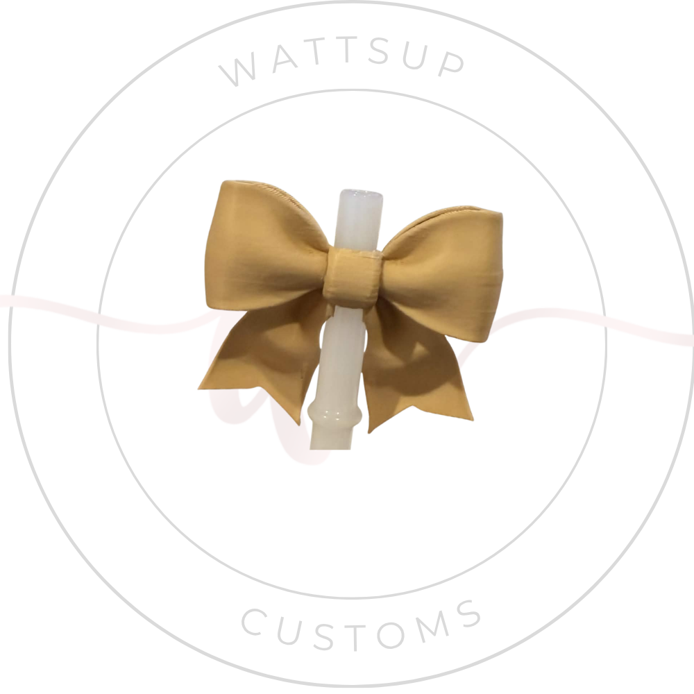 Bow Straw Charm