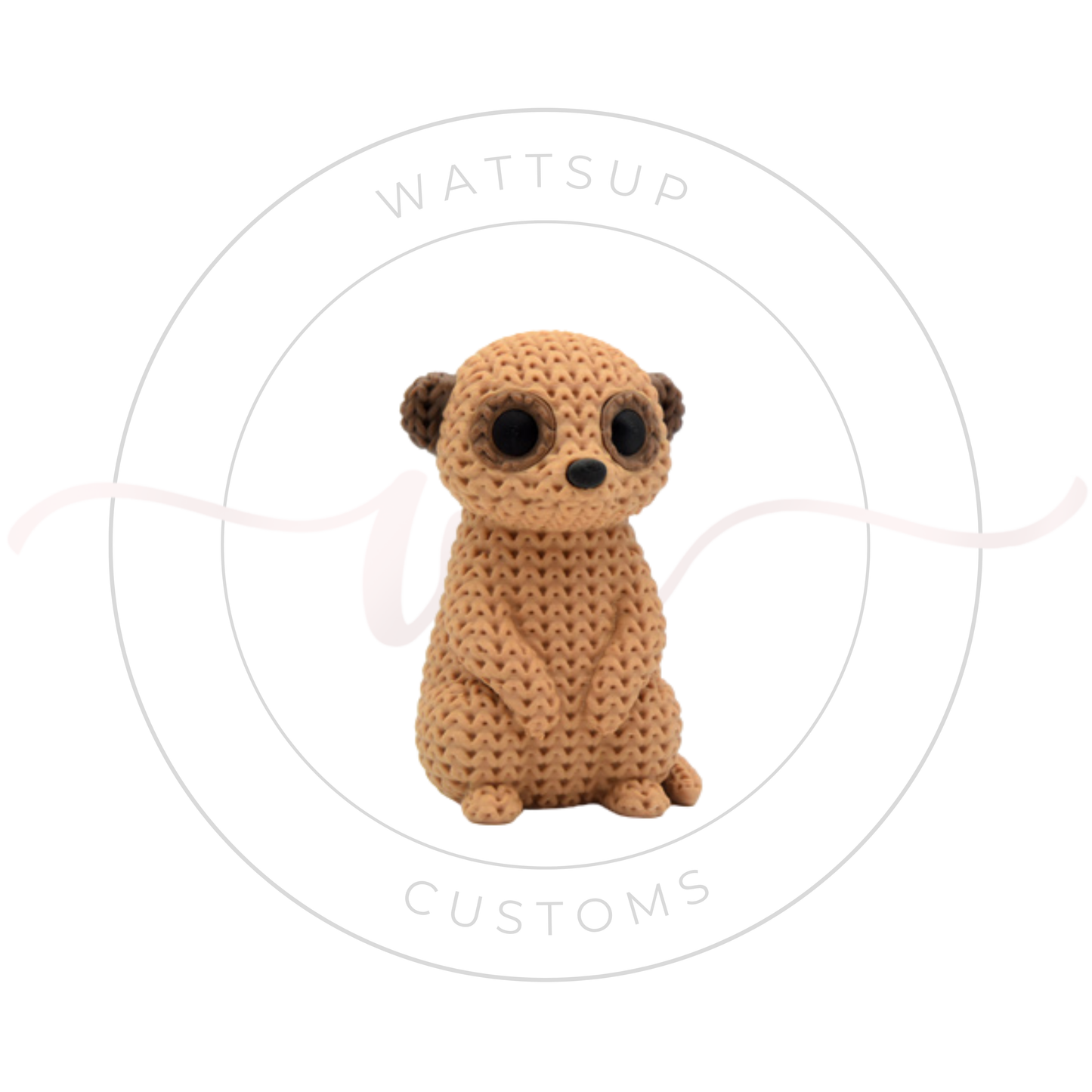 Knitted Animal Figures Or Keychains