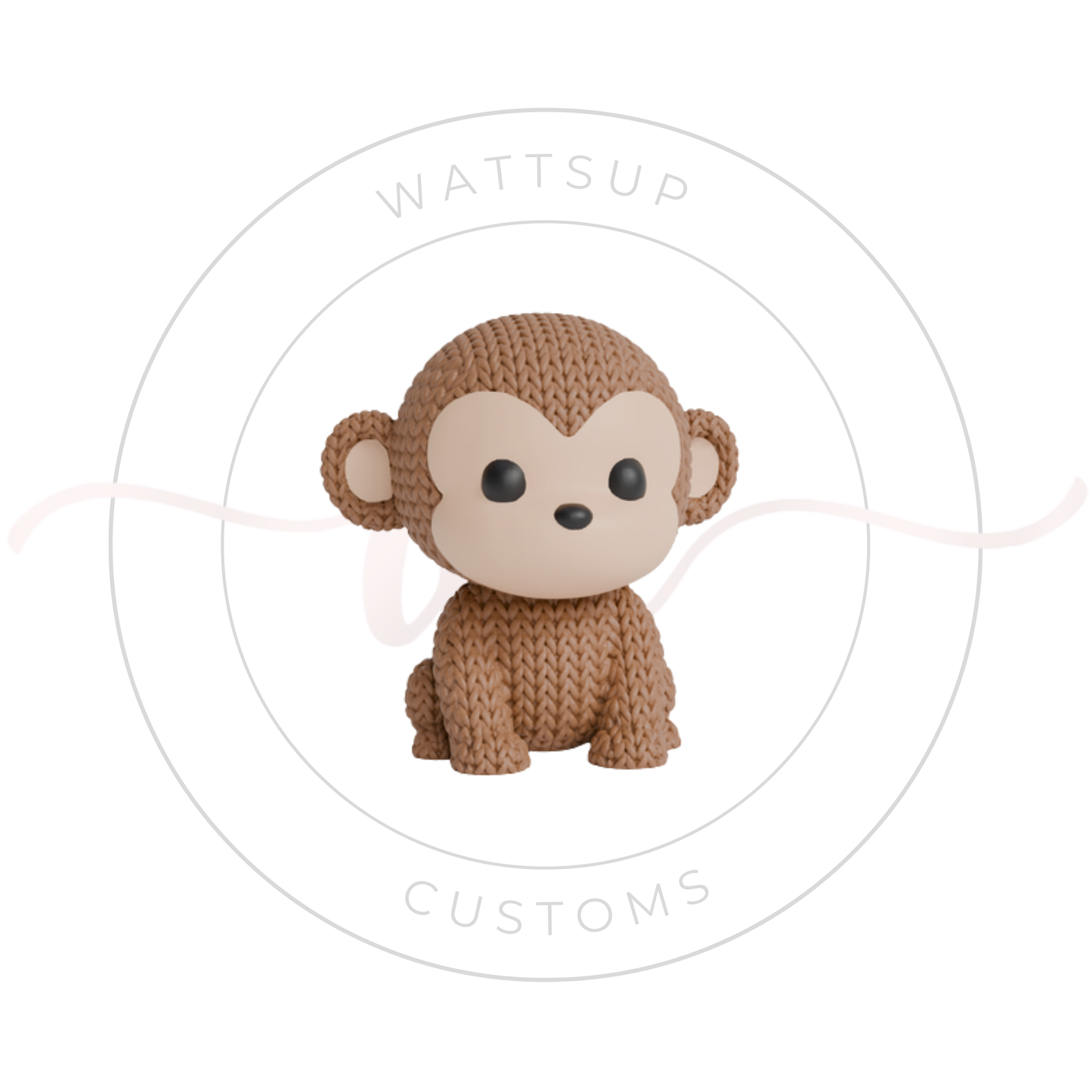 Knitted Animal Figures Or Keychains