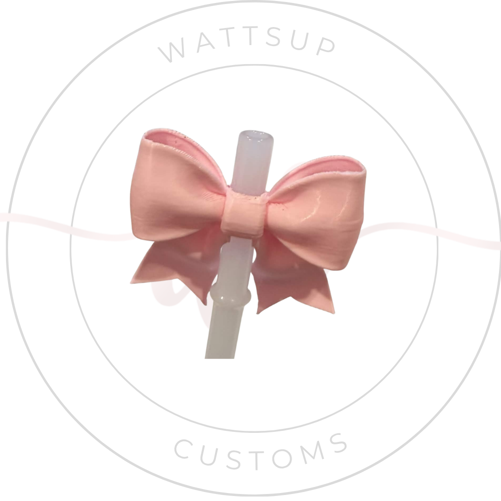 Bow Straw Charm