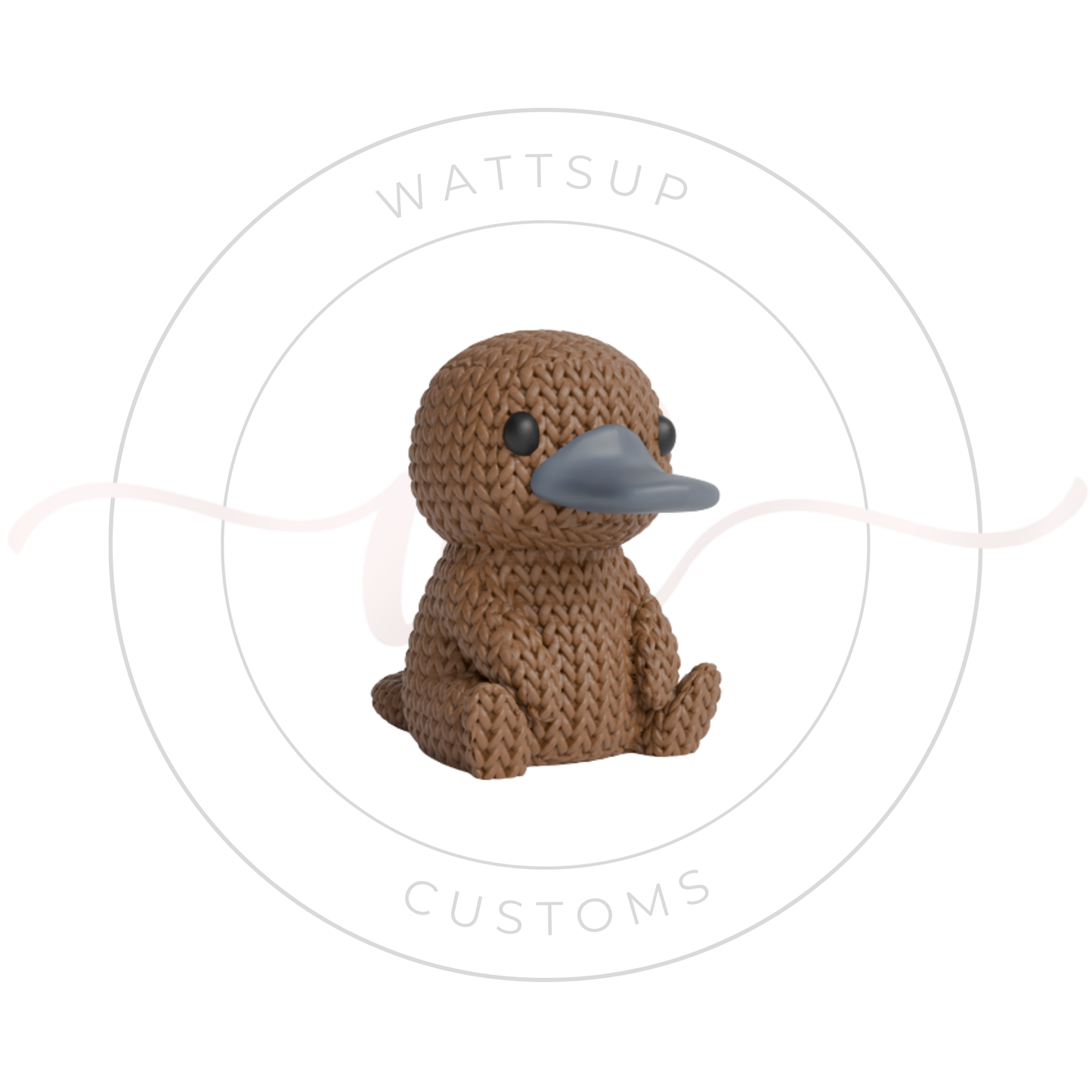 Knitted Animal Figures Or Keychains