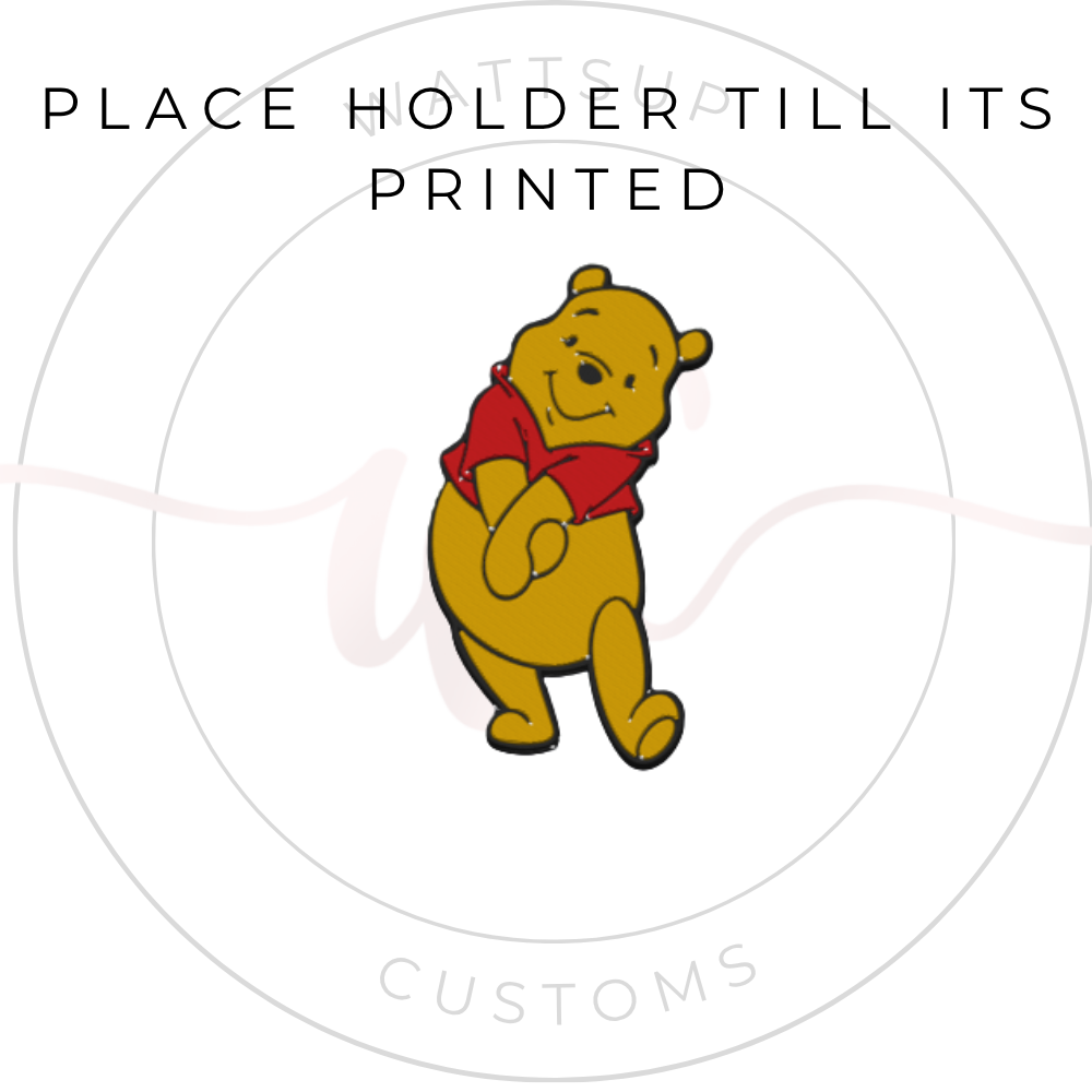Pooh Straw Charm