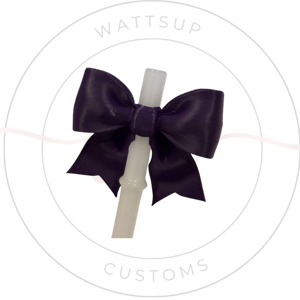 Bow Straw Charm