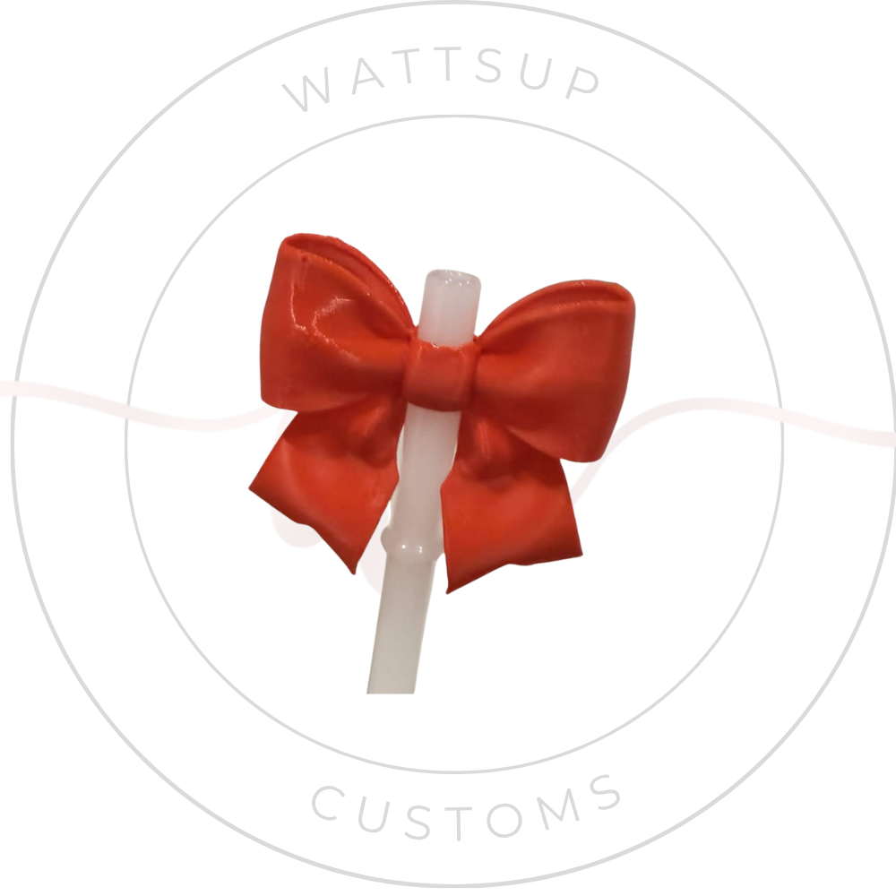 Bow Straw Charm