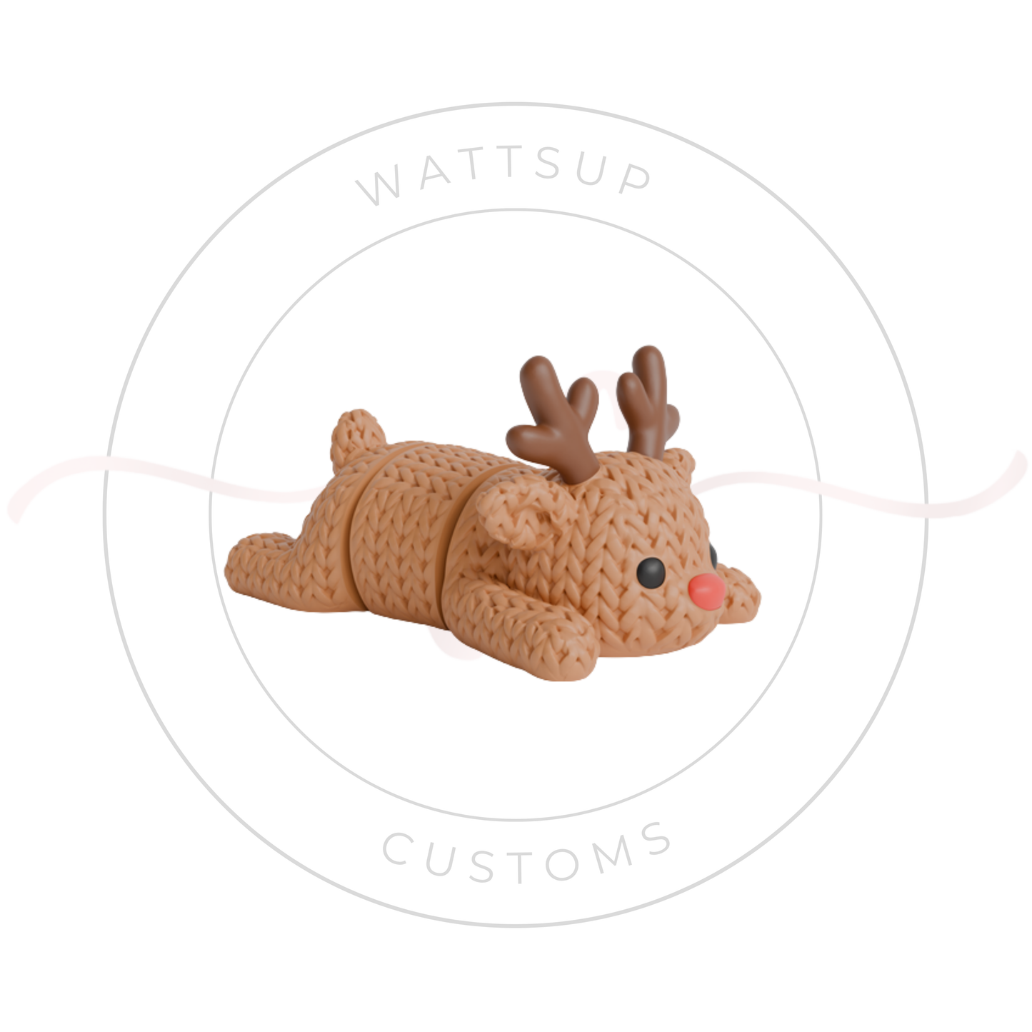 Articulated Knitted Animal Figures Or Keychains