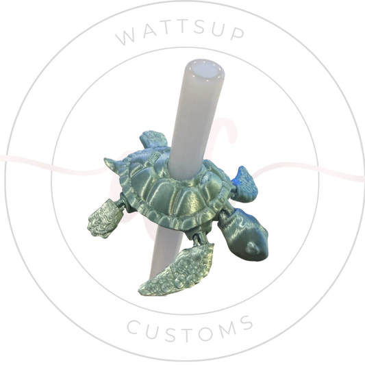Sea Turtle Straw Topper