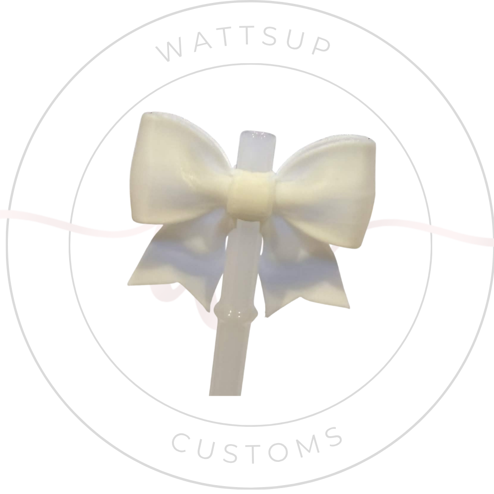 Bow Straw Charm